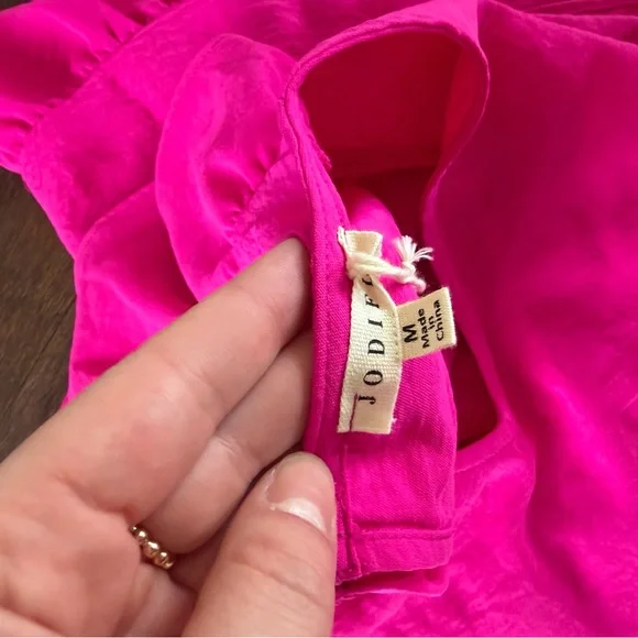 Pinkblush Vibrant Pink Ruffle Dress - Picture 5 of 5